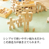 日本製の積み木【レンガ積木】